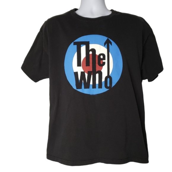 THE WHO CLASSIC TARGET LOGO HANES BLACK T SHIRT SIZE XL - Picture 5 of 5